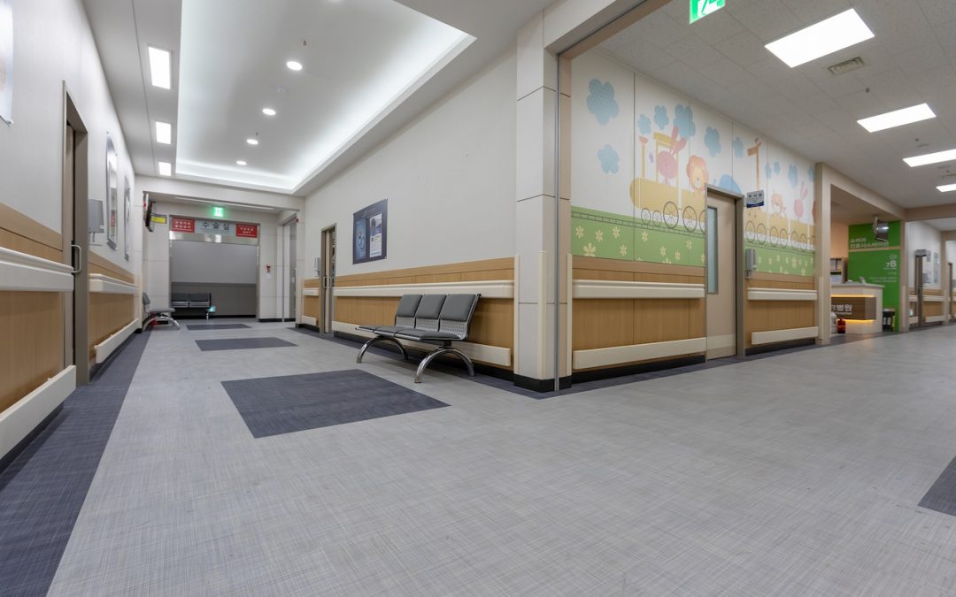 Floor areas in healthcare facilities may pose a greater health risk than previously thought